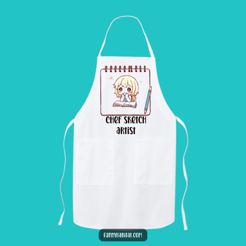 Funny Artist Apron: Stay Clean While Sketching with Humor