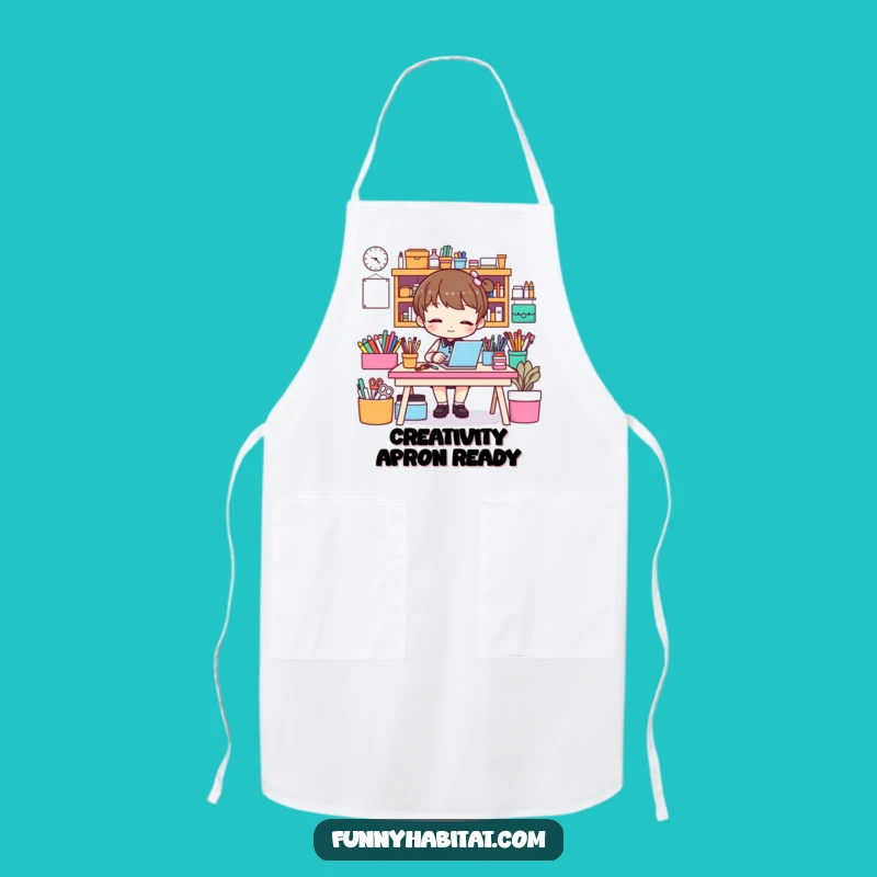 Funny Crafting Apron - Hilarious Organizer for Messy Makers!