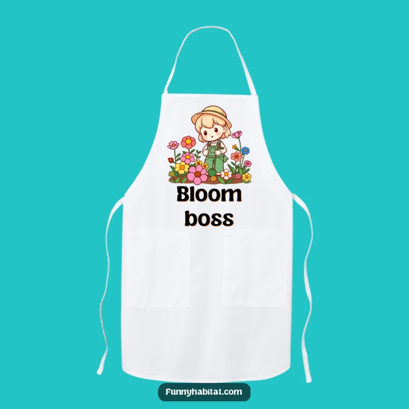 Funny Gardener's Bloom Apron: Protect Your Clothes with Humor Gift