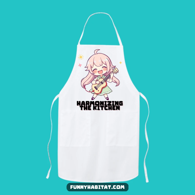 Funny Musician Apron: Enthusiastic Instrument Player Chef's Gift