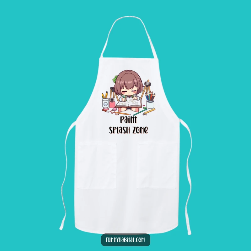 Funny Artist Apron: Protect Your Clothes While You Sketch in Style