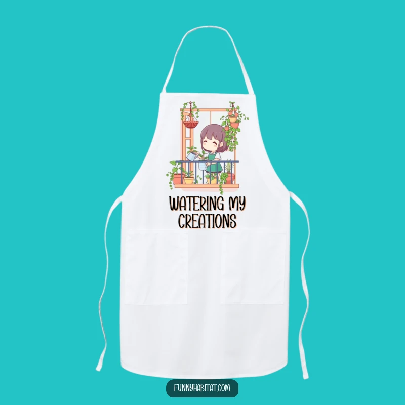 Funny Balcony Gardener Apron - Happy Helper for Green Thumbs!