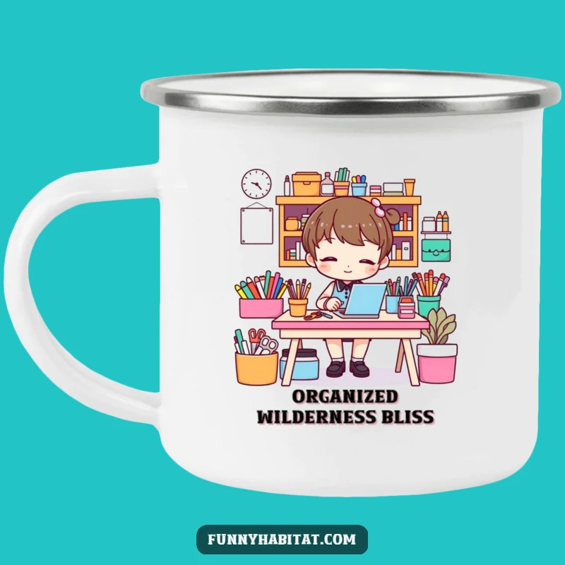 Funny Craft Organizer Camping Mug - Adventure Ready Humor!