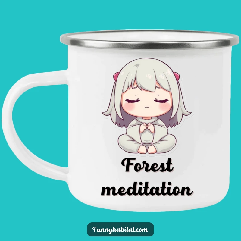 Funny Zen Camping Mug: Peaceful Outdoor Moments, Great Funny Gift
