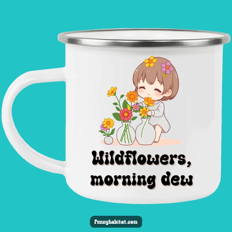 Funny Gardener Mug: Colorful Flower Arranger Camp Gift