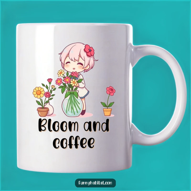 Funny Florist Mug: Cheerful Flower Arranger, Perfect Gardener Gift