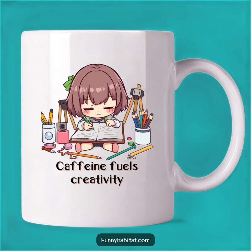 Funny Artist Sketching Mug: Perfect Creative Gift for Aspiring & Pro Sketchers