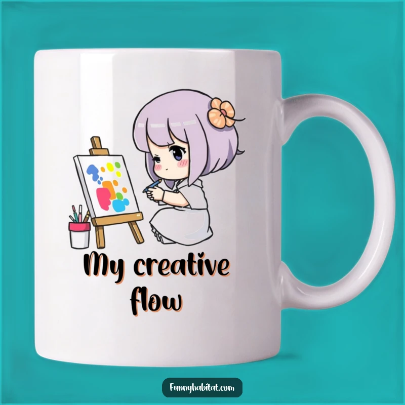 Funny Artist Mug: Concentrated Character Painting, Perfect Creative Humorous Gift