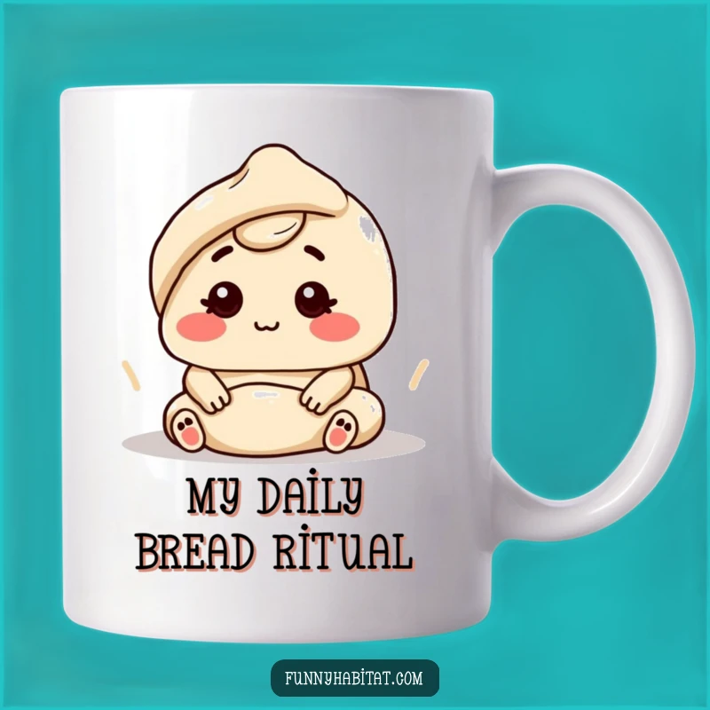 Funny Baker Character Mug: Knead & Smile!