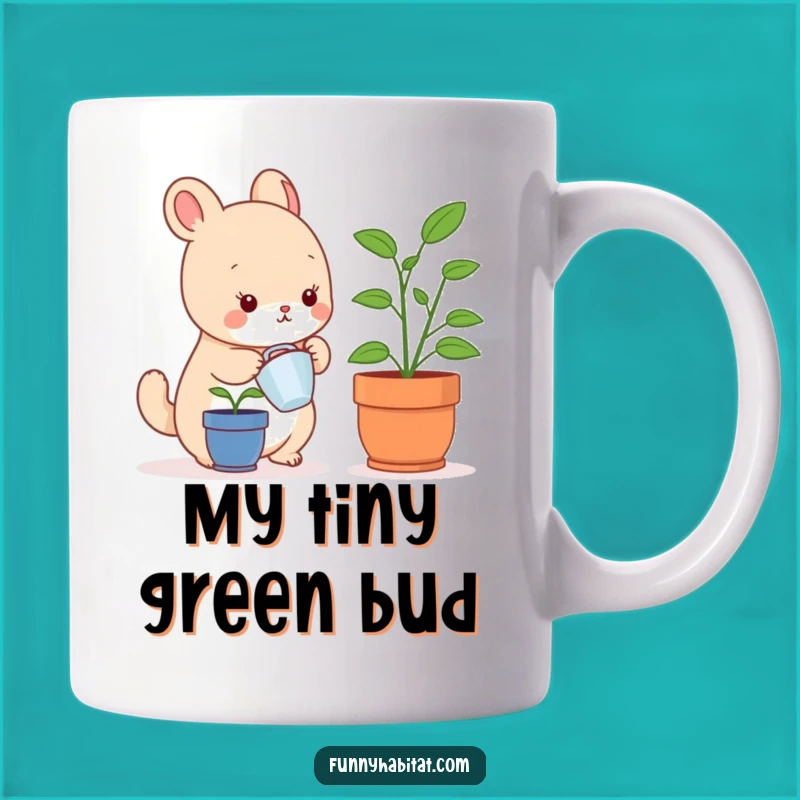 Funny Cute Animal Gardener Mug: Perfect Funny Gift for Plant Lovers