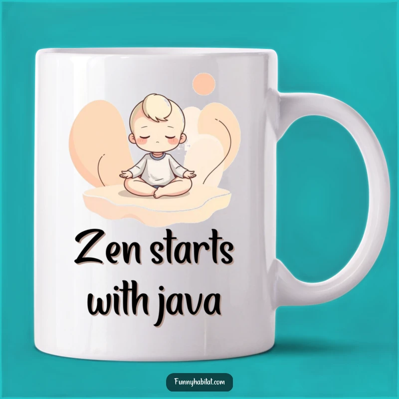 Funny Zen Master Mug - Calm Humorous Gift for Peaceful Souls!