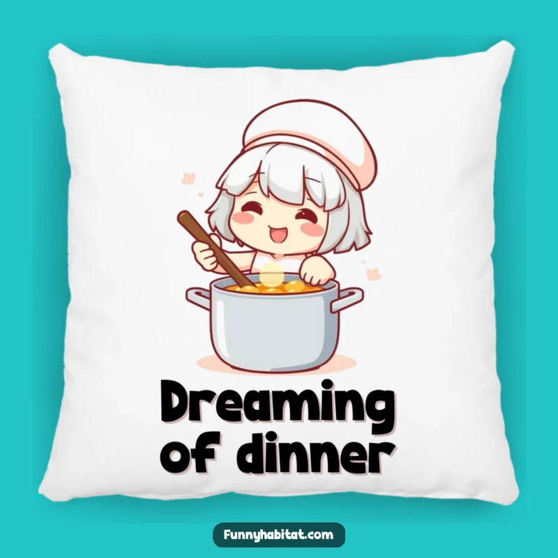 Funny Chef Pillow: Cozy Kitchen Accent, Great Funny Gift for Food Lovers