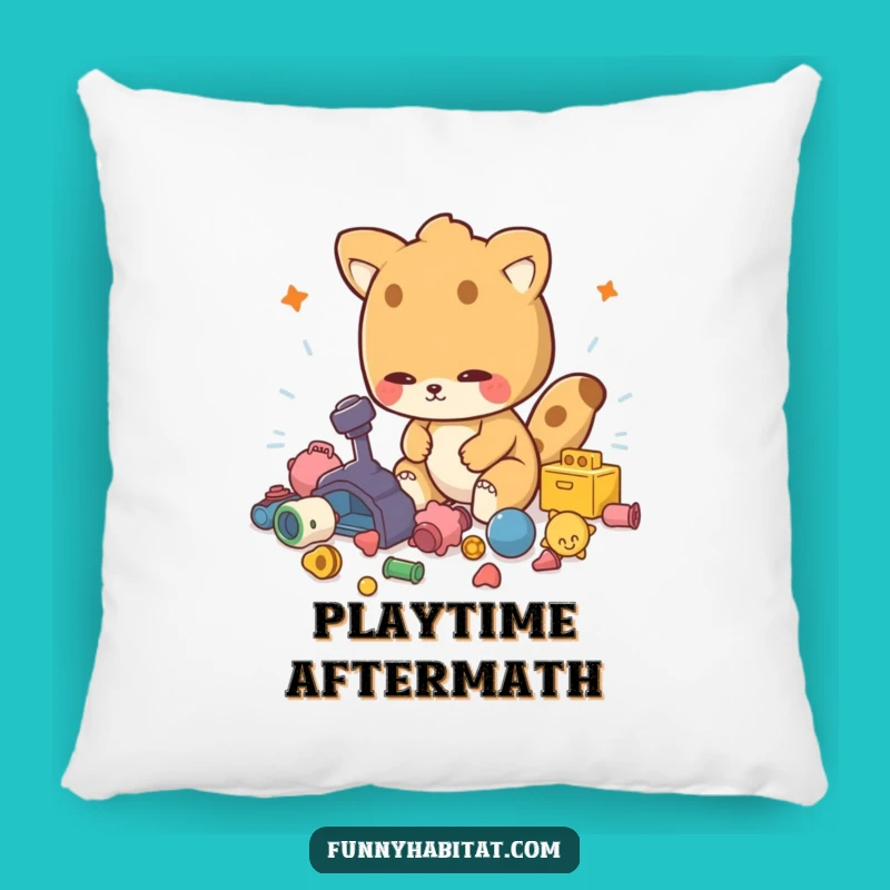 Funny Neat Freak Animal Pillow: Comfy Funny Gift for Any Room