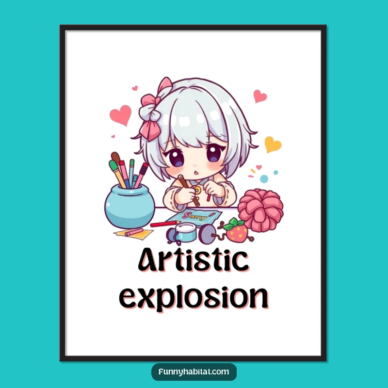 Funny Crafter Digital Art: Instant DIY Decor, Perfect Funny Gift for Makers