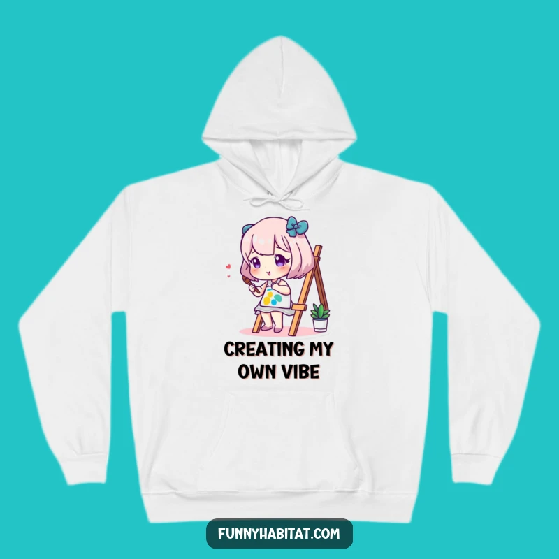 Funny Artist Hoodie: Cozy Painter Character Sweatshirt Gift for Creatives