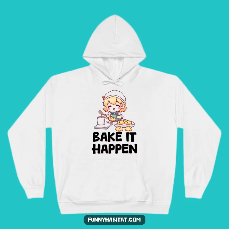 Funny Baking Character Hoodie: Cozy Cookie Baker Sweatshirt - Ideal Funny Gift