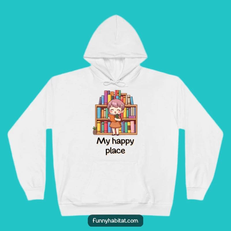 Funny Book Lover Hoodie: Cozy Up with Your Books in This Organized Apparel