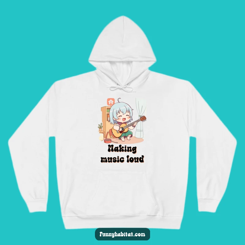 Funny Enthusiastic Musician Hoodie: Cozy Up with This Hilarious Music Design