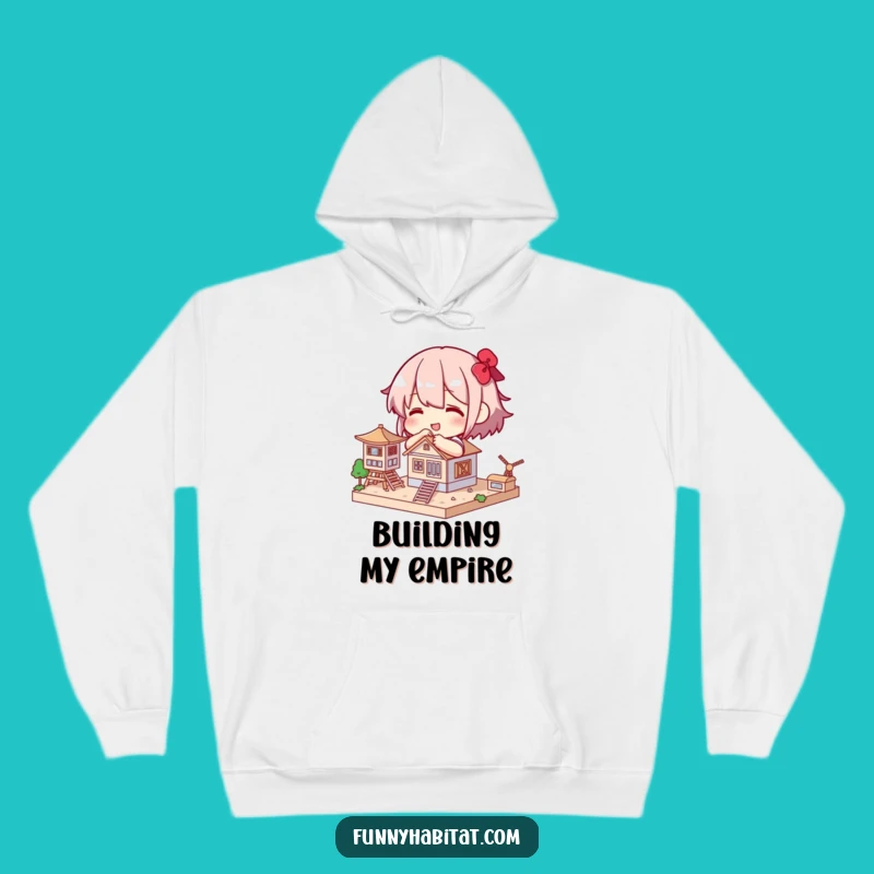 Funny Modeler Hoodie: Mini Structure Builder Sweatshirt
