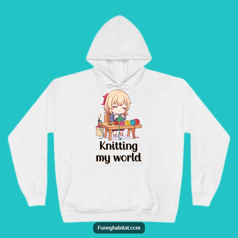 Funny Crafting Hoodie: Cozy Character Knitting, Ultimate Hobbyist Comfort Gift