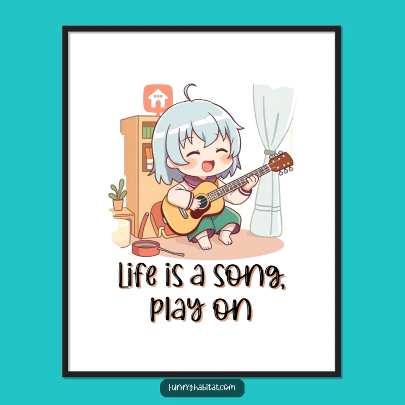 Cozy Music Room Art: Free Printable Enthusiastic Player Wall Decor