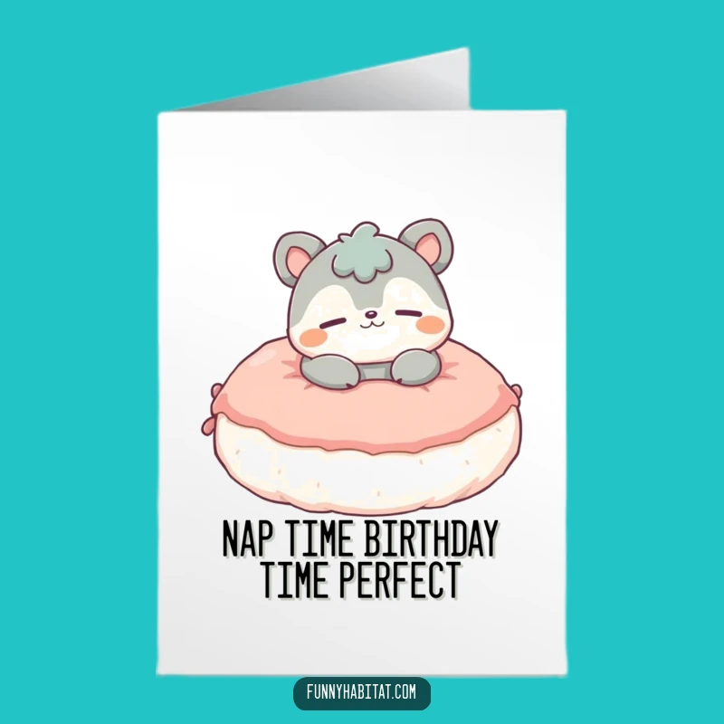 Free Printable Birthday Card: Relaxing Animal Laughs for a Chill Celebration