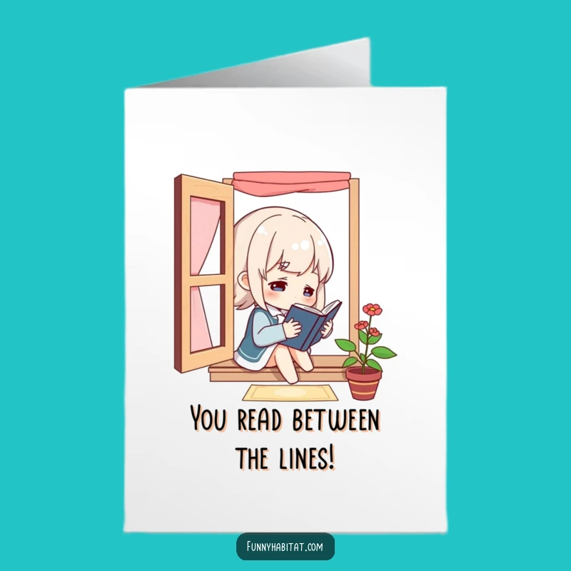 Free Printable Congrats Card: Cozy Reader Achievement Gift