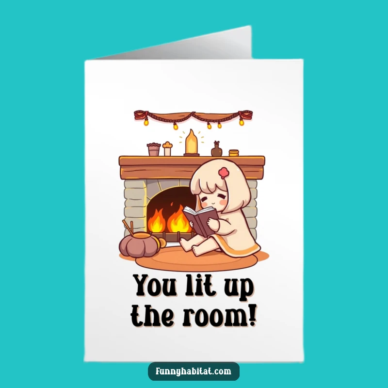 Free Printable Congratulations Card: Cozy Reading for Your Success Downloadable Gift
