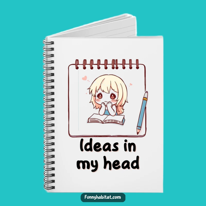 Funny Artist Notebook: Capture Ideas with a Thoughtful Expression