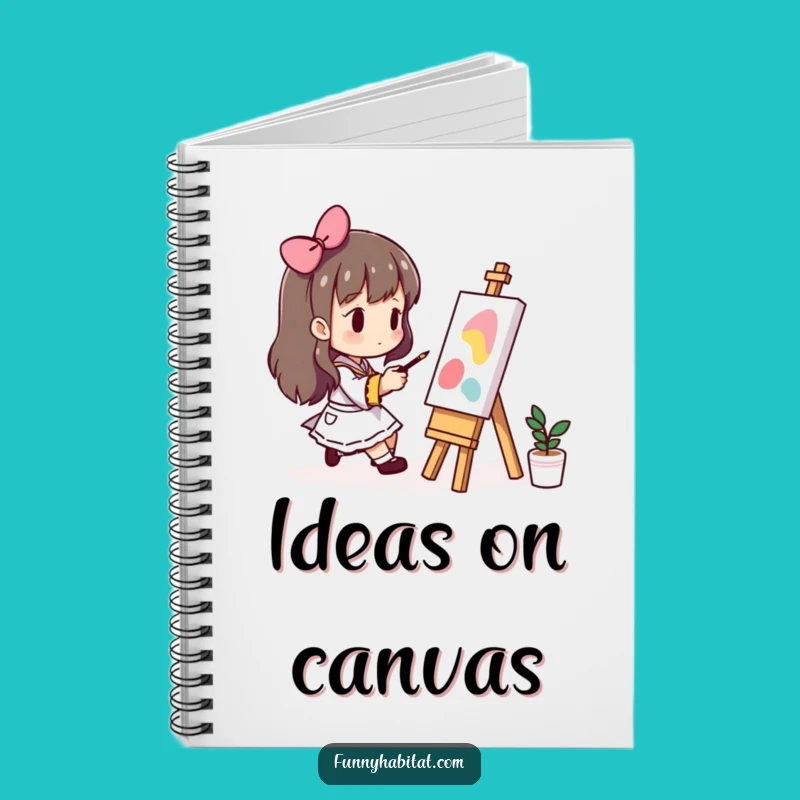 Funny Artist Notebook: Sketch Your Ideas with Inspiring Art