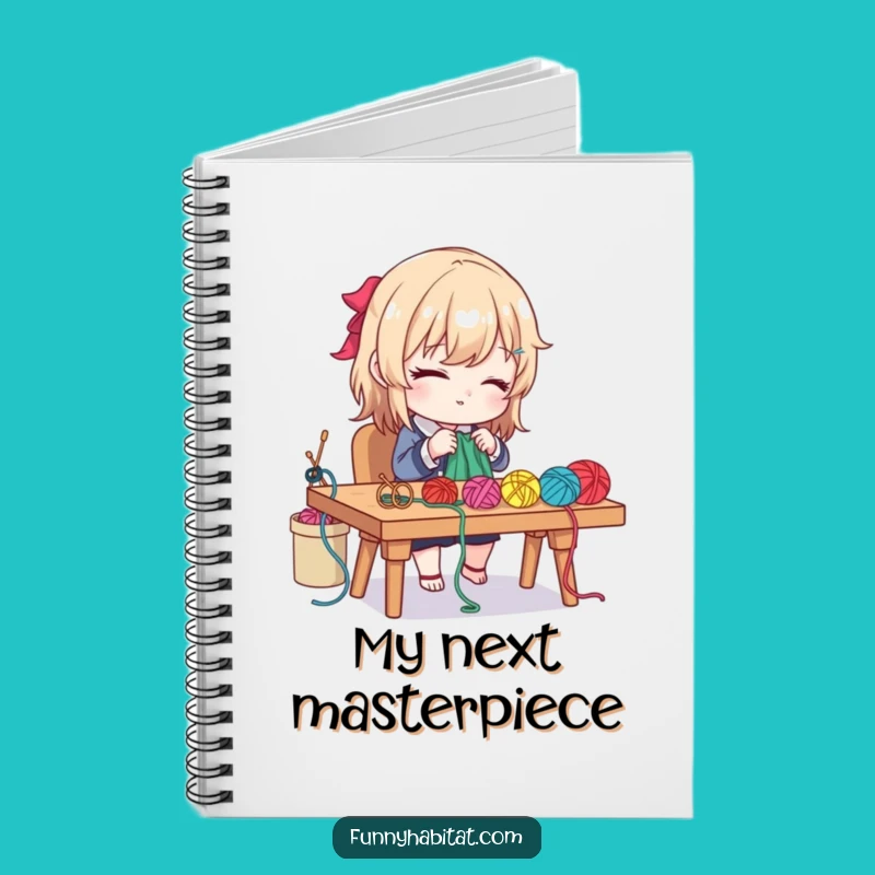 Funny Craft Journal: Character Knitting, Perfect Project Log & Gift