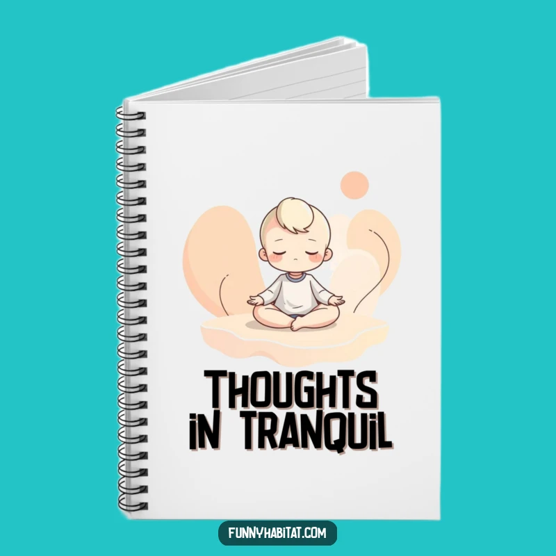 Funny Zen Meditation Notebook - Calm Journal for Peaceful Thoughts!
