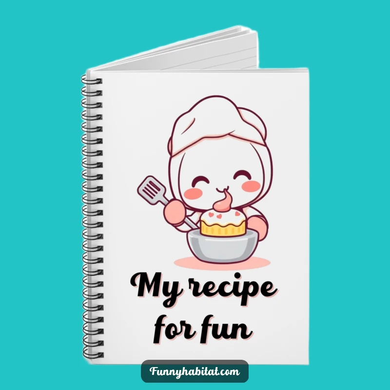 Funny Kawaii Baker Notebook: Cute Character Journal, Perfect Gift for Writers