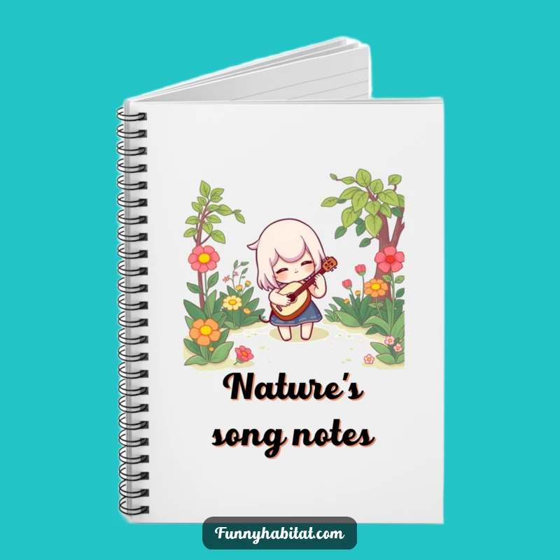 Funny Garden Music Notebook - Whimsical Journal for Melodious Thoughts!