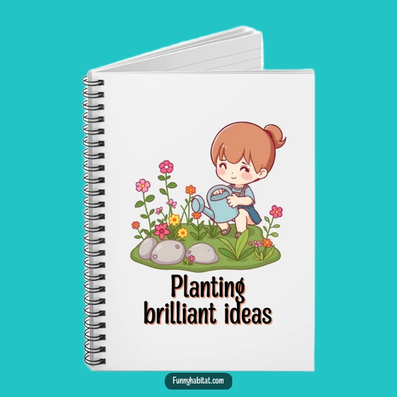 Funny Gardener Notebook: Miniature Garden Journal, Plant Lover Design, Perfect Funny Gift