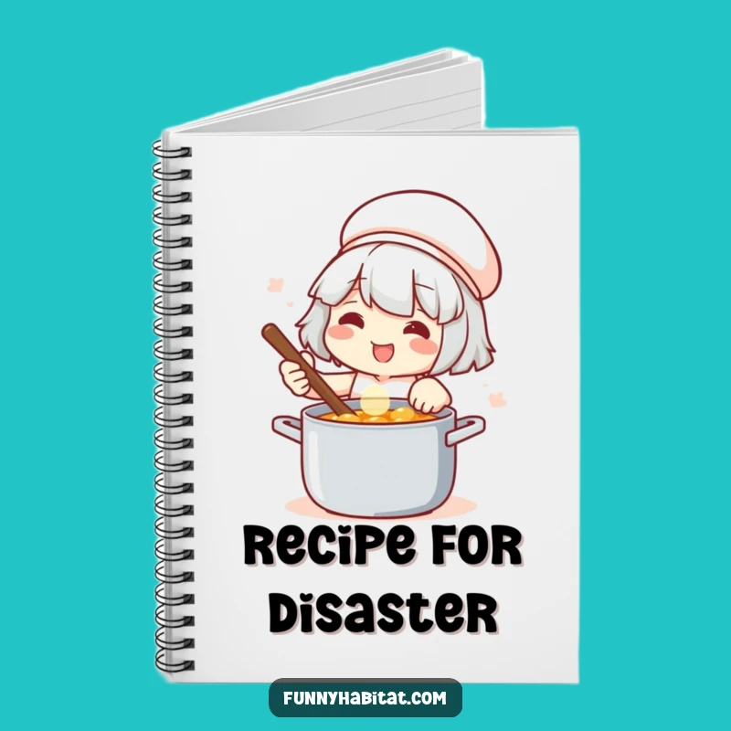 Funny Chef Notebook: Record Recipes, Perfect Funny Gift for Kitchen Creatives