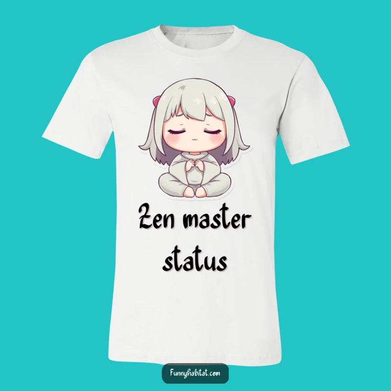 Funny Meditation T-Shirt: Zen Relaxed Fit, Ideal Funny Gift for Yogis