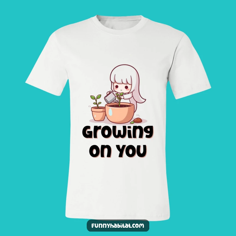 Funny Gardener Character T-Shirt: Bloom with Joy!