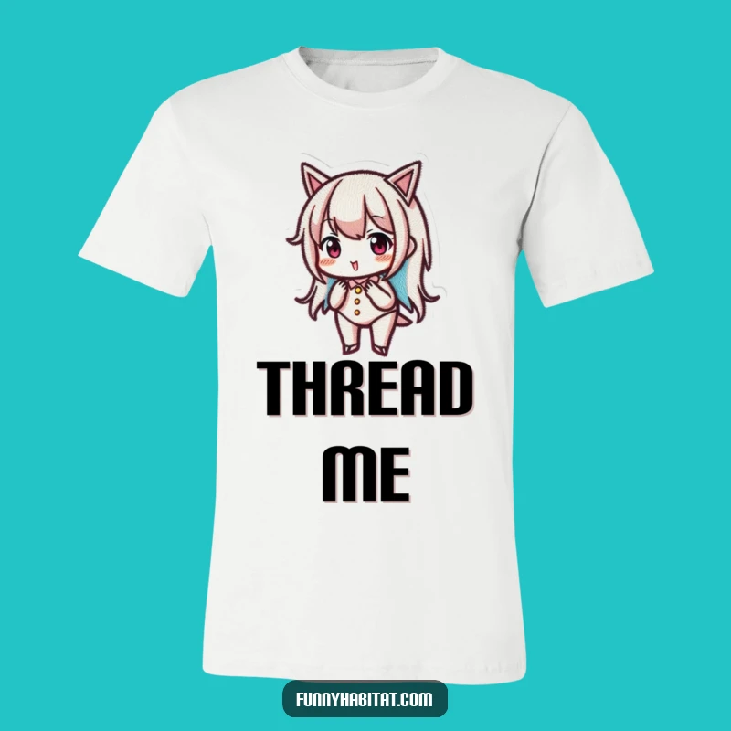 Funny Embroiderer's Focus T-Shirt: Crafty Threads Tee Gift