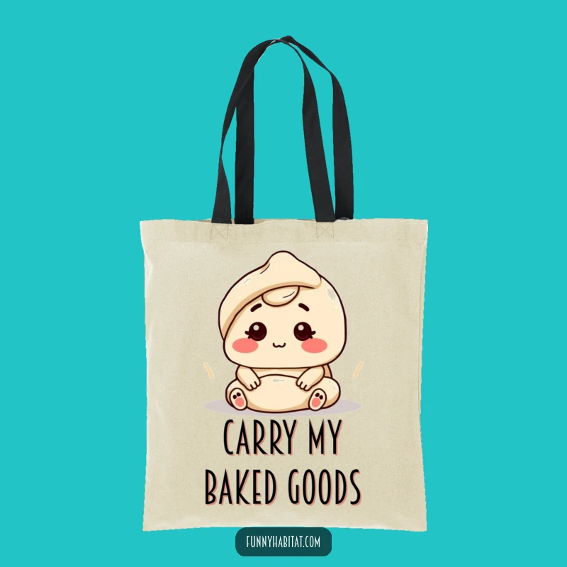 Funny Baker Character Tote Bag: Carry Your Creations!