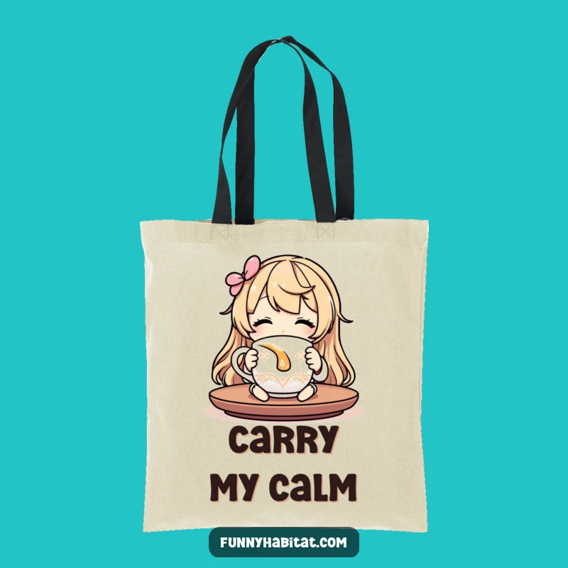 Funny Tea Lover Tote Bag: Carry Your Relaxation and Essentials in Style