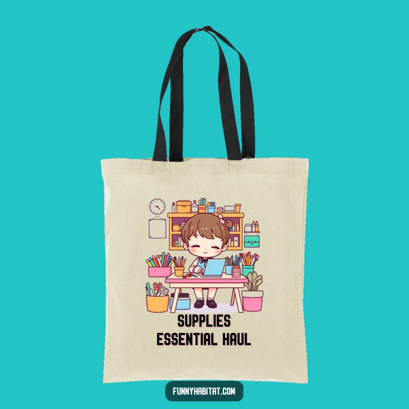 Funny Craft Supply Tote Bag - Hilarious Organizer for Hobbyists!